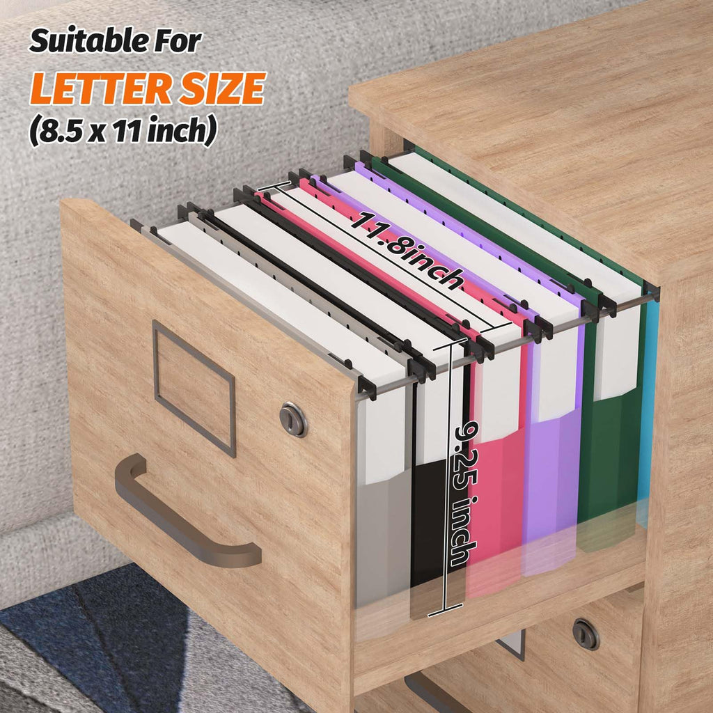 12-Pack Extra-Capacity Hanging File Folders, Letter Size