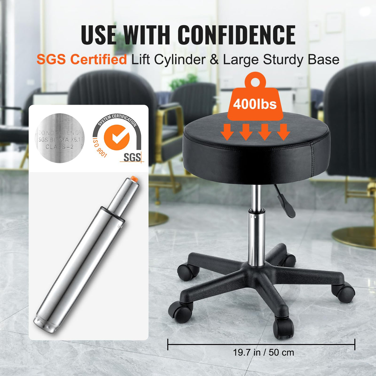 VEVOR Rolling Stools with Wheels