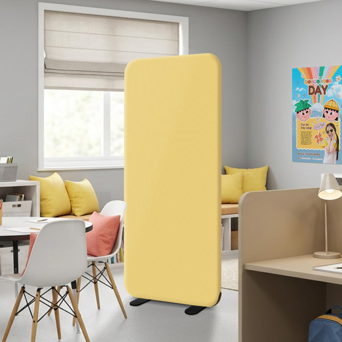 DECOLAB Standing Room Divider Panel, 29 x 65 Inches