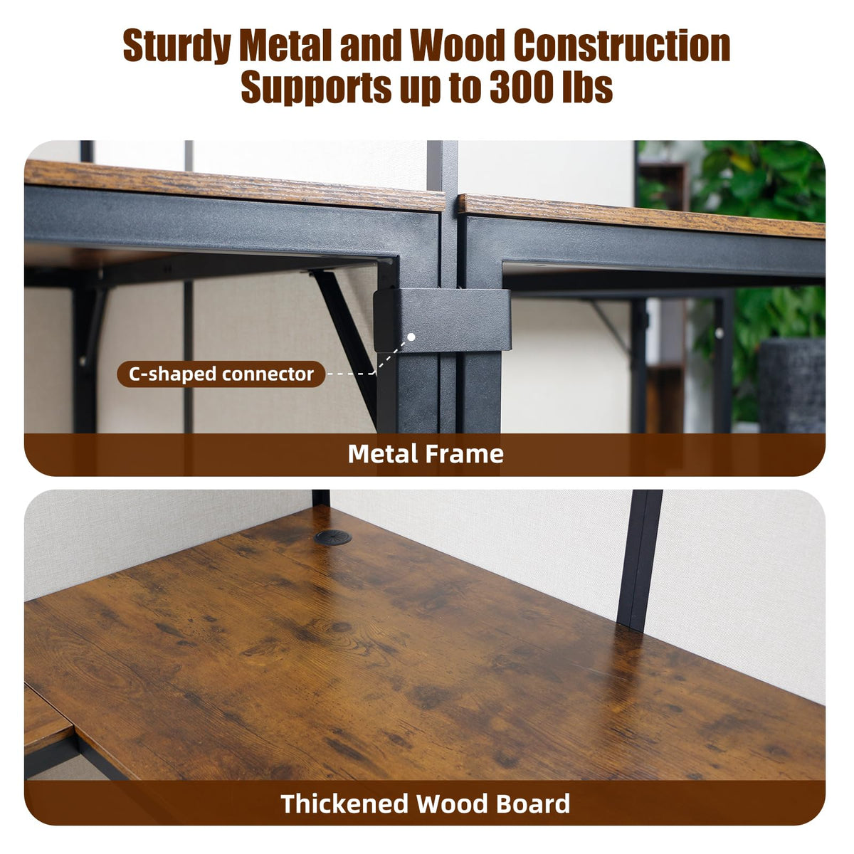 TooCust Cubicle Desk for Office Workstation Setup