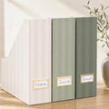 3-Piece Magazine File Holder Set for Desk & Shelves