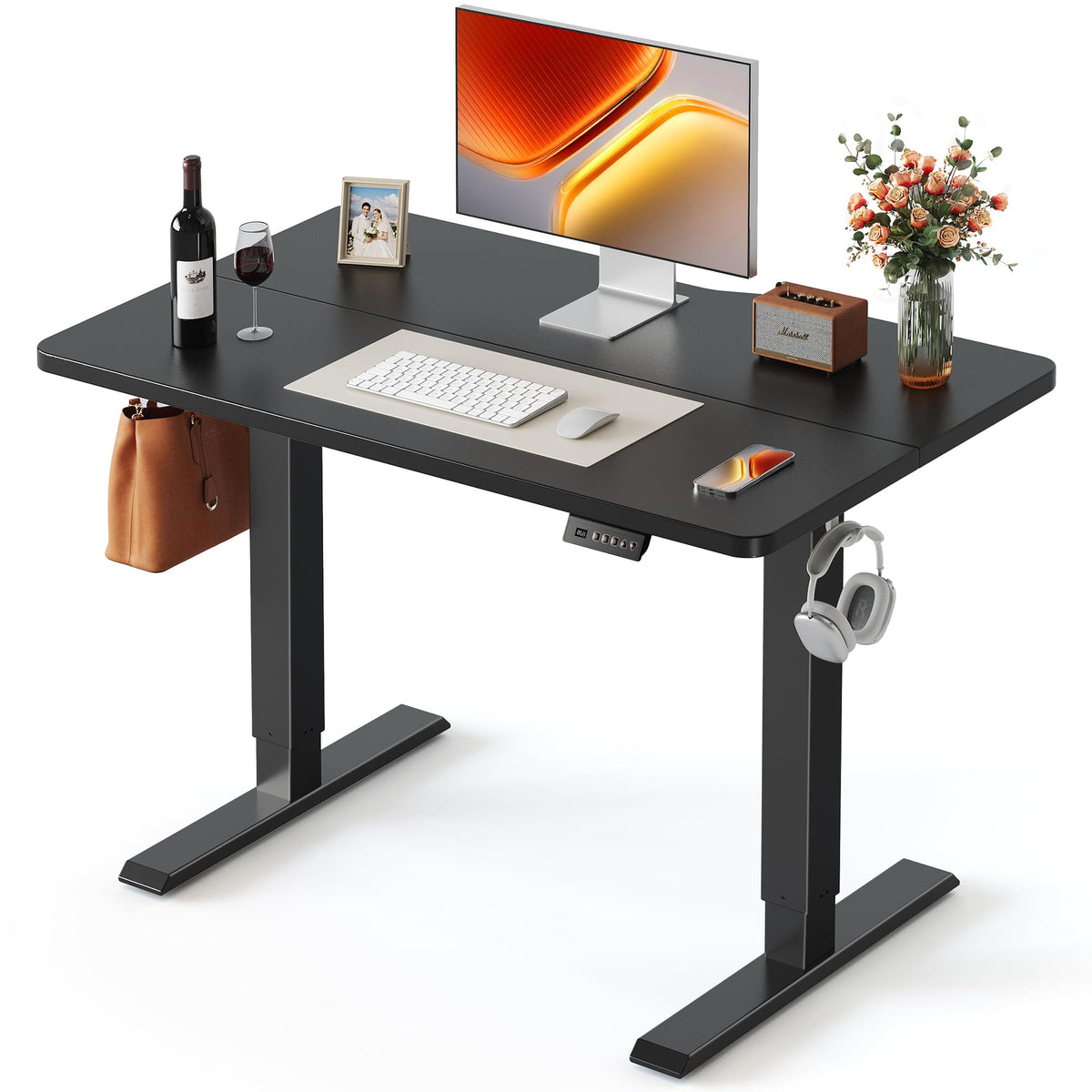 FEZIBO Standing Desk Electric Height Adjustable