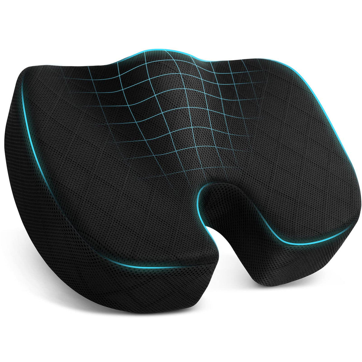 TushGuard Memory Foam Seat Cushion for Office Chairs