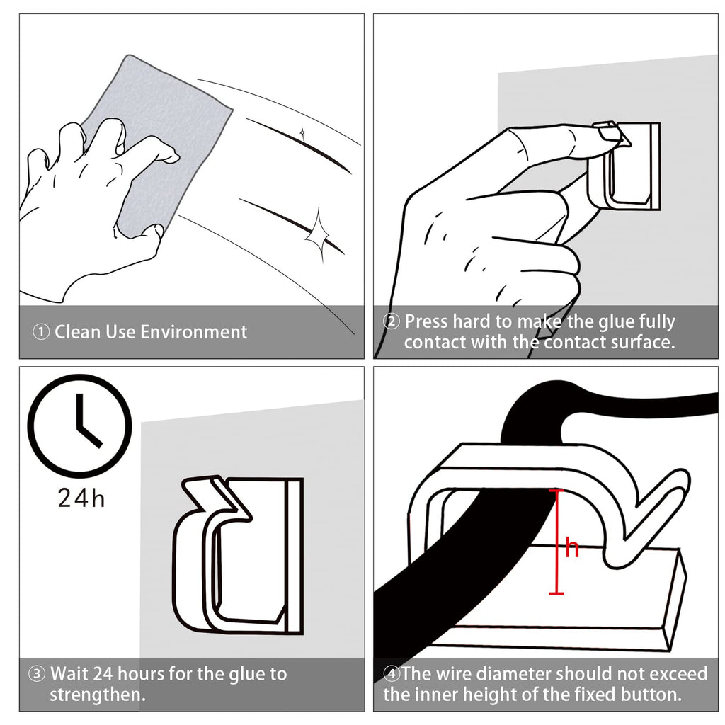 Electrical Cable Staples for Wire Management & Routing