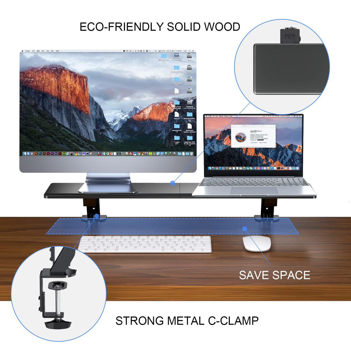 suptek Monitor Stand Riser for Computer,Laptop,Printer,Notebook…