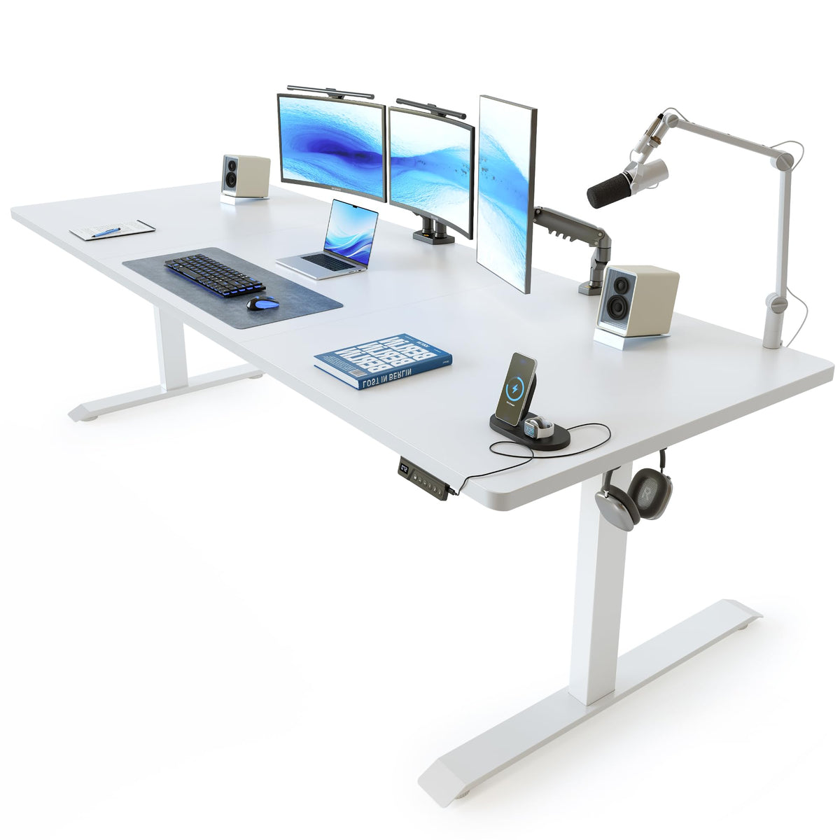 FEZIBO Standing Desk Electric Height Adjustable