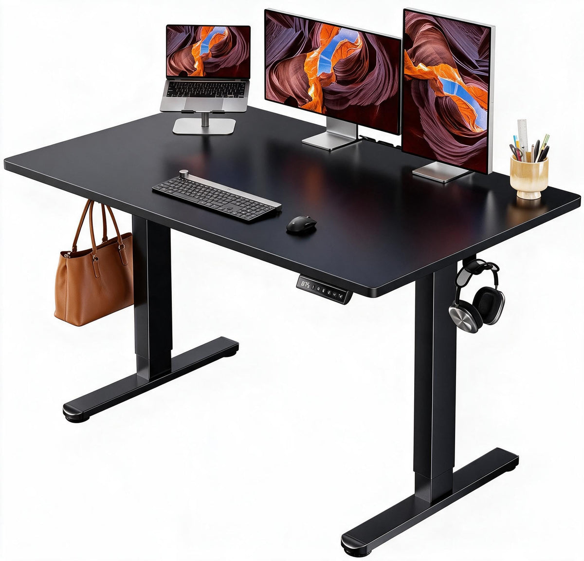 ErGear Height Adjustable Electric Standing Desk, Sit Stand up Desk, Memory Computer Home Office Desk