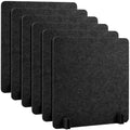 6-Pack Acoustic Desk Privacy Panels, 24 x 24 Inches