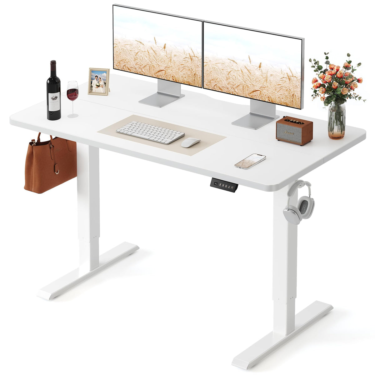 FEZIBO Standing Desk Electric Height Adjustable
