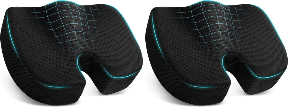 TushGuard Memory Foam Seat Cushion for Office Chairs