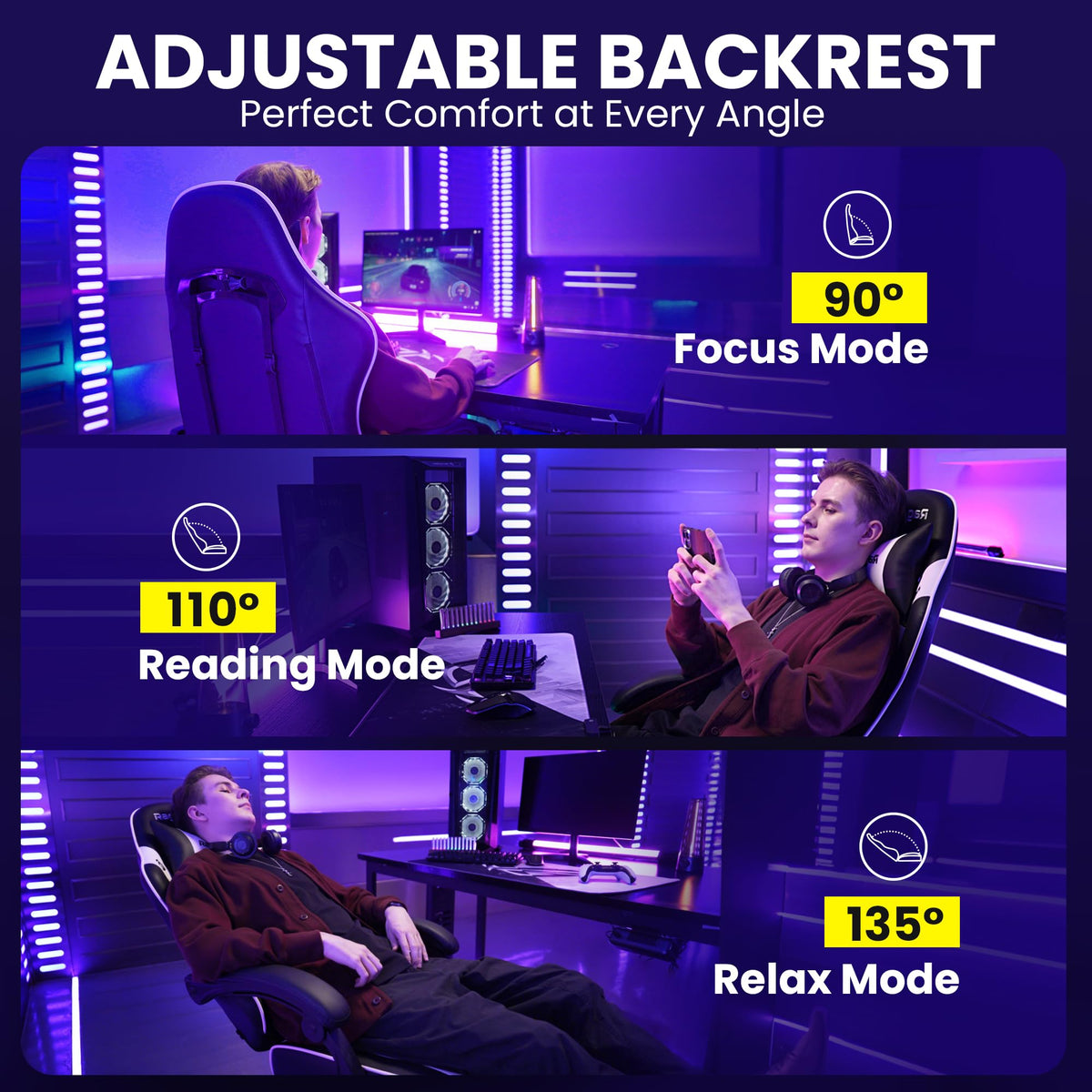 Gaming Chair for Adults Gamer Game Ergonomic PC Chair FT 0904