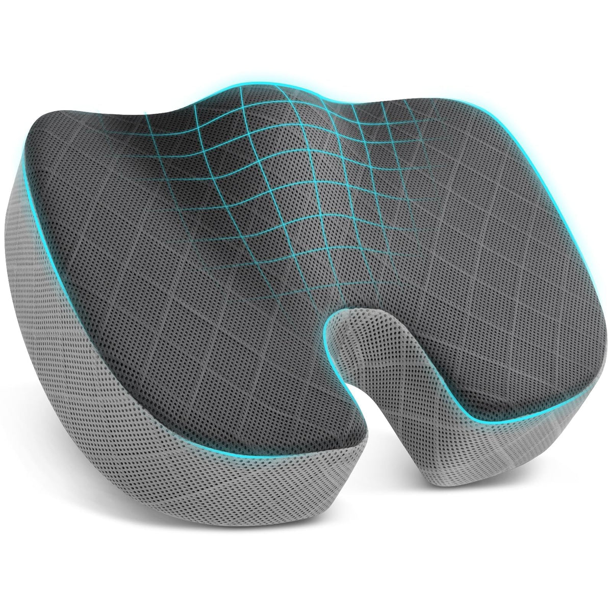 TushGuard Memory Foam Seat Cushion for Office Chairs