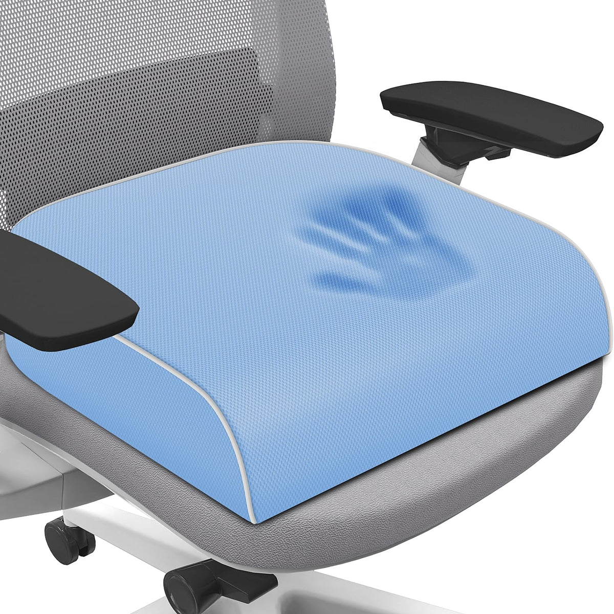 SweetSlubr Memory Foam Seat Cushion for Tailbone Relief Office Chair
