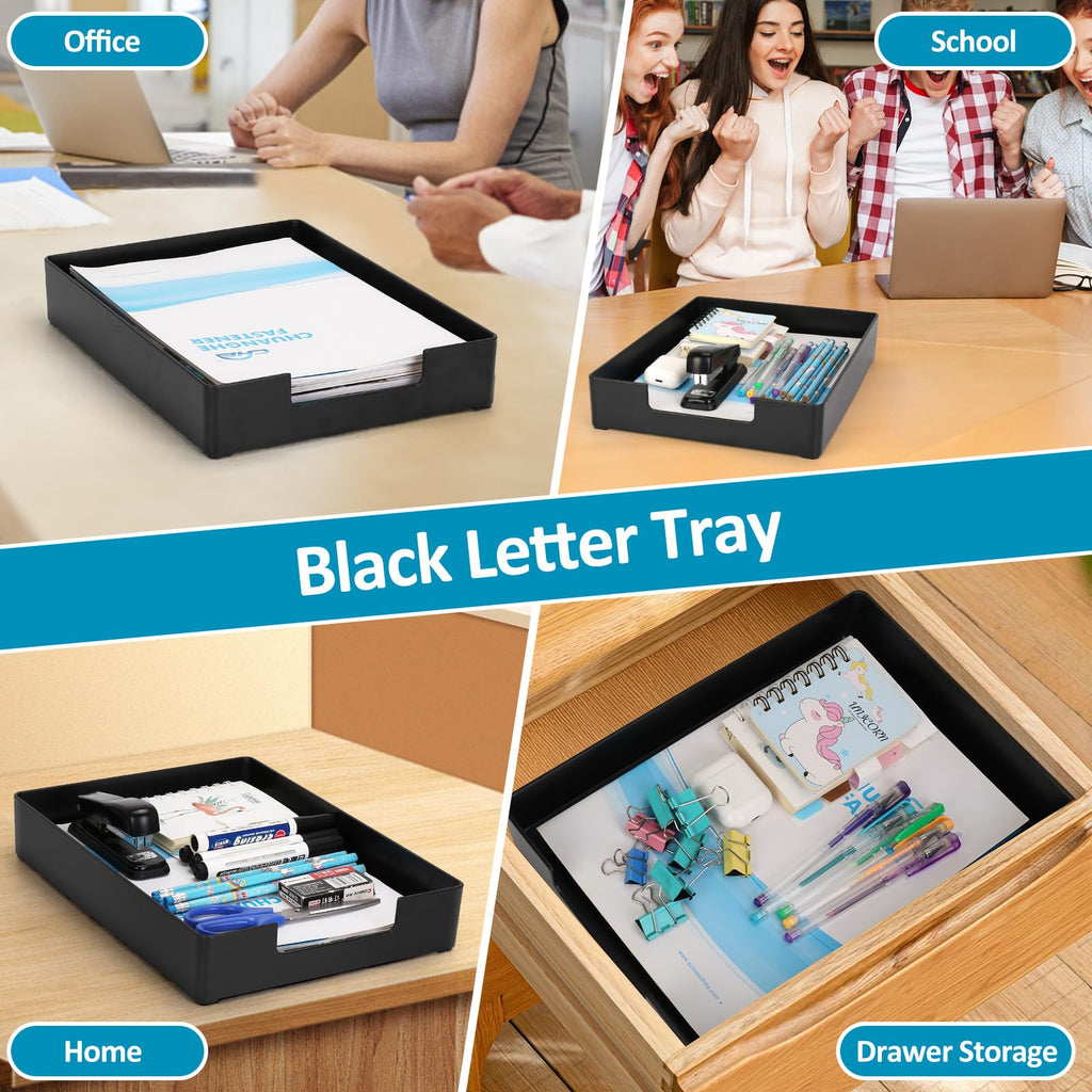Stackable A4 Letter Tray Organizer for Office Desk