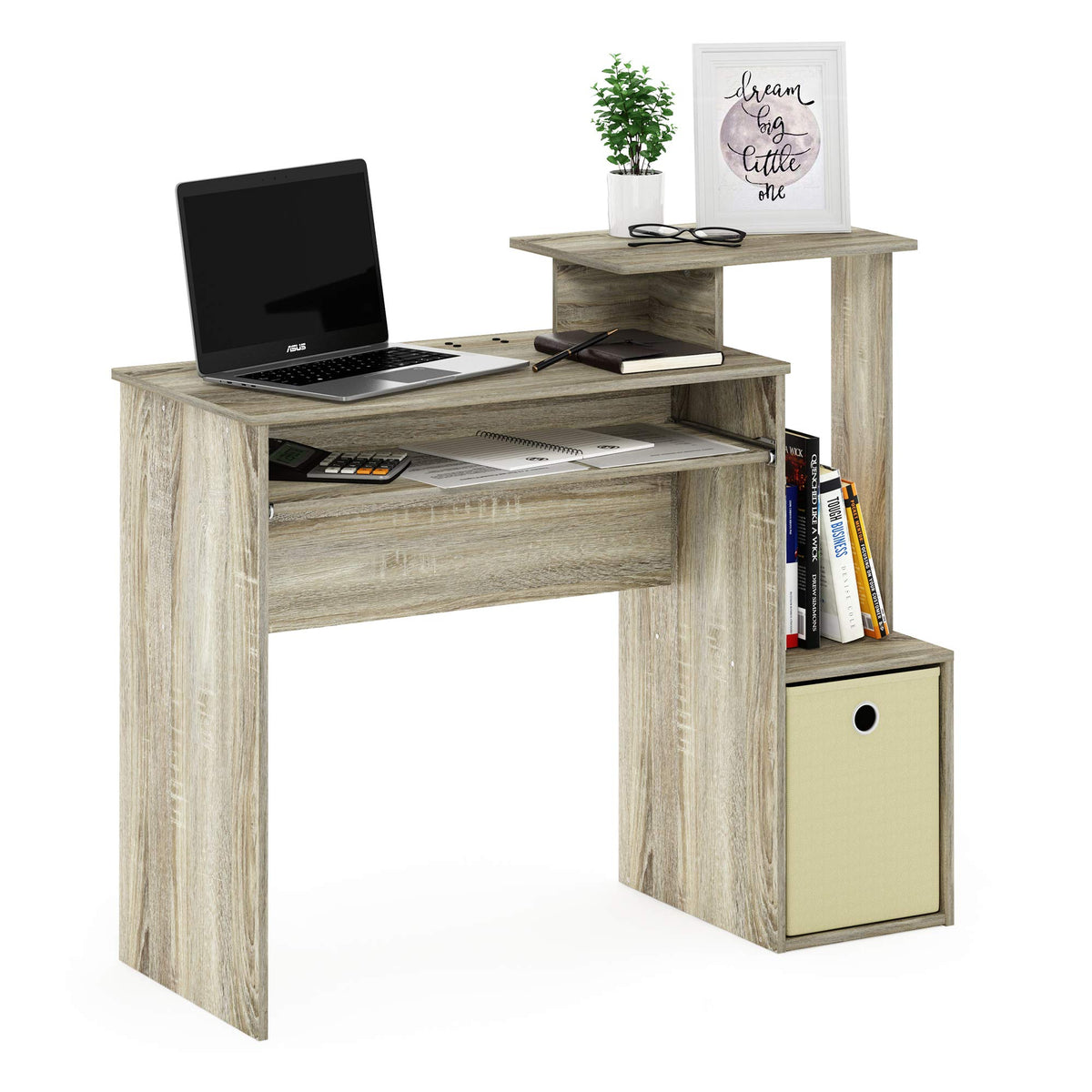 Furinno ECON Compact Computer Desk for Home Office