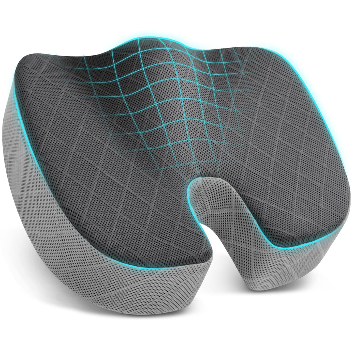 TushGuard Memory Foam Seat Cushion for Office Chairs