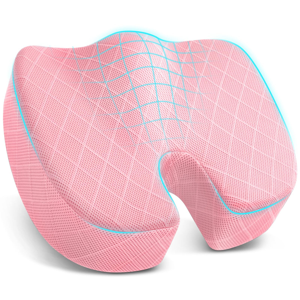 TushGuard Memory Foam Seat Cushion for Office Chairs