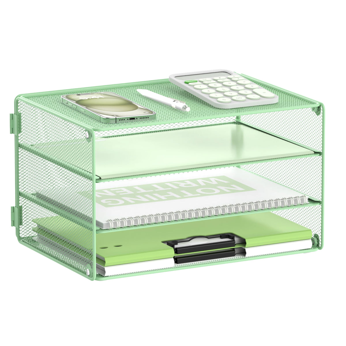 DALTACK 3-Tier Mesh Letter Tray Desk Organizer