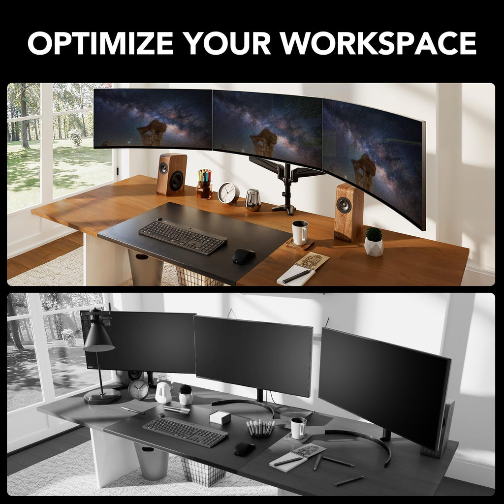 HUANUO Triple Monitor Mount for Screens