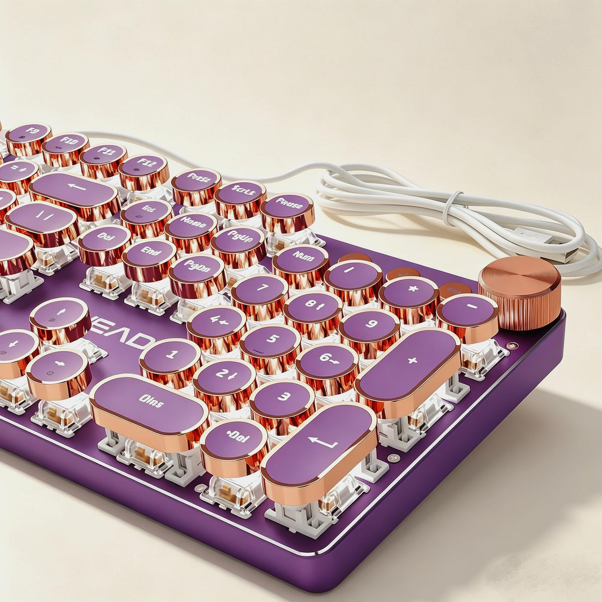 SEUNKWANG EWEADN Typewriter Style Mechanical Gaming Keyboard Wired
