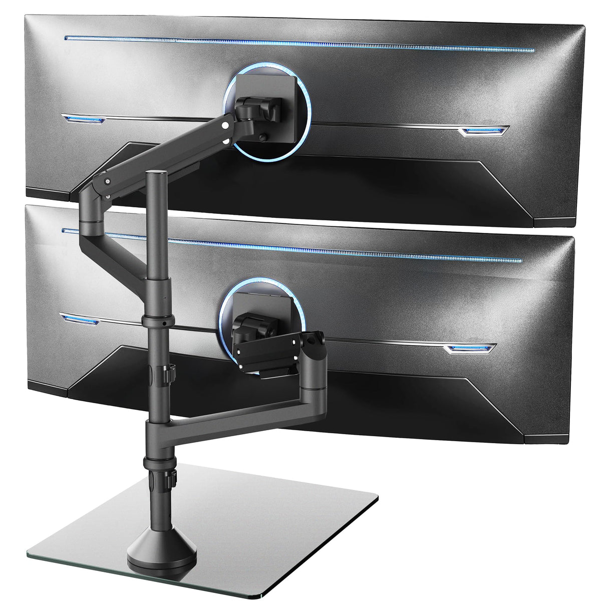 VIVO Pneumatic Arm Single Ultrawide Monitor Extra Tall Desk Mount