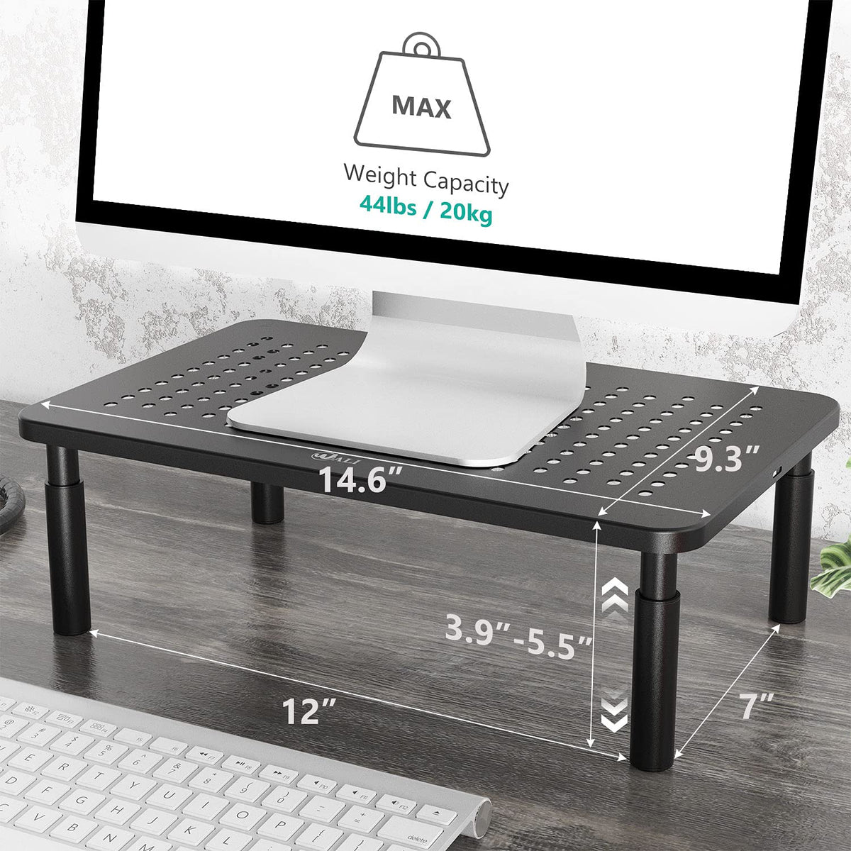 WALI Desk Organizer with Drawer, Pen Holder & Storage Compartments