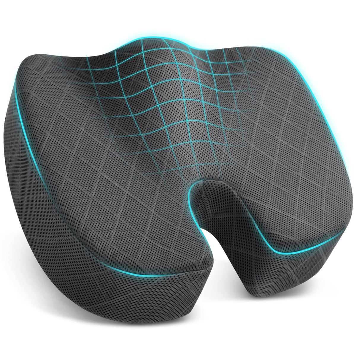 TushGuard Memory Foam Seat Cushion for Office Chairs