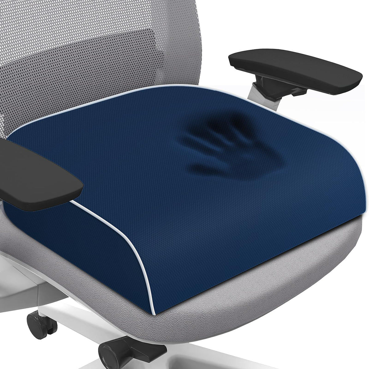 SweetSlubr Memory Foam Seat Cushion for Tailbone Relief Office Chair