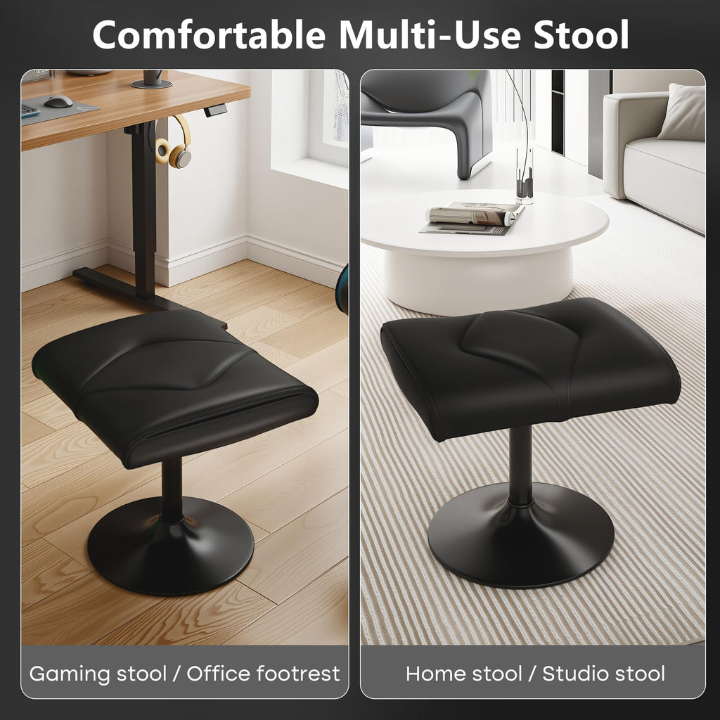 VECELO Height-Adjustable Padded Foot Rest for Under Desk