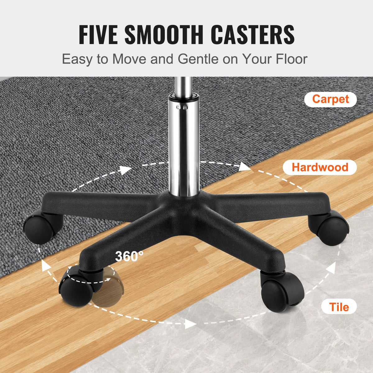 VEVOR Rolling Stools with Wheels
