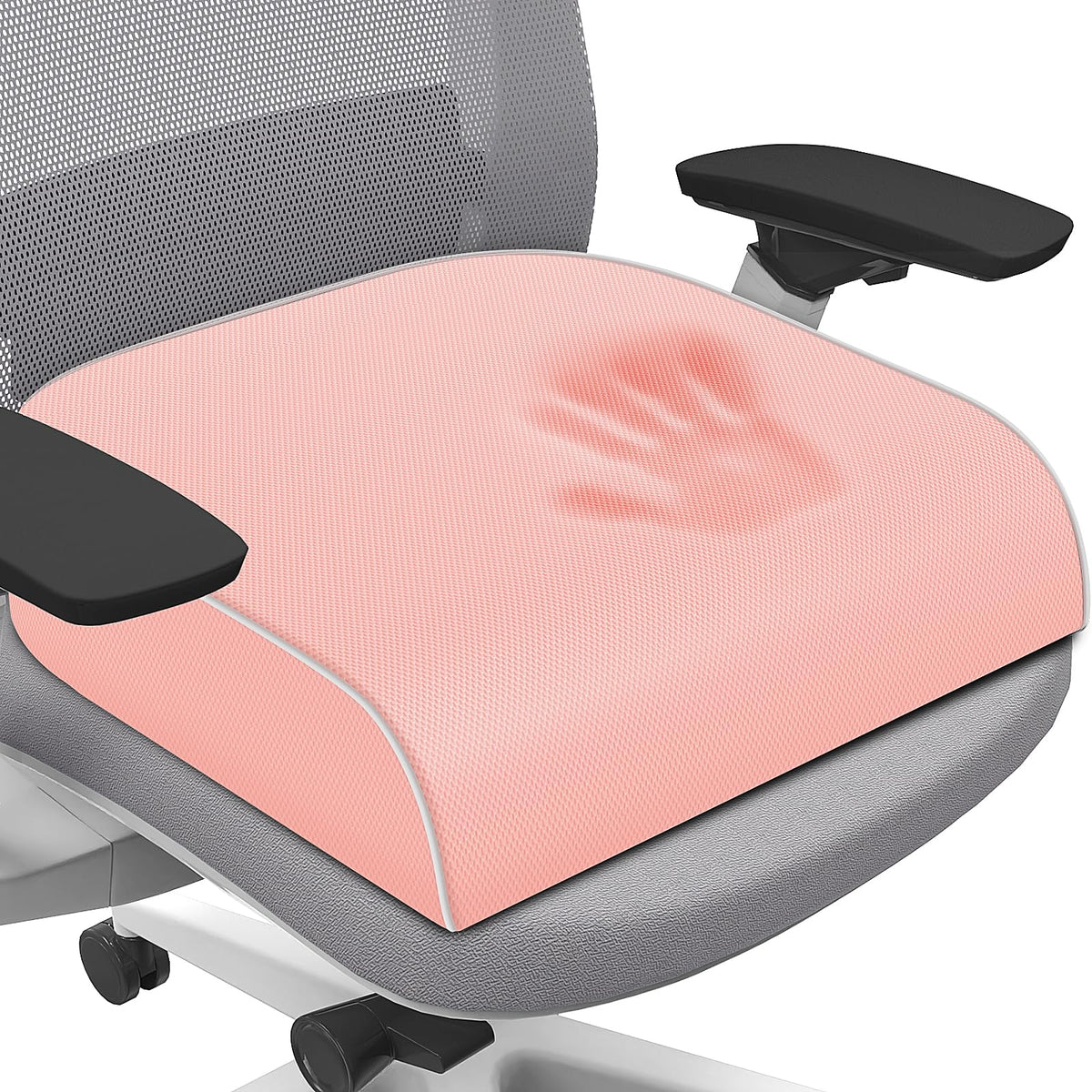 SweetSlubr Memory Foam Seat Cushion for Tailbone Relief Office Chair