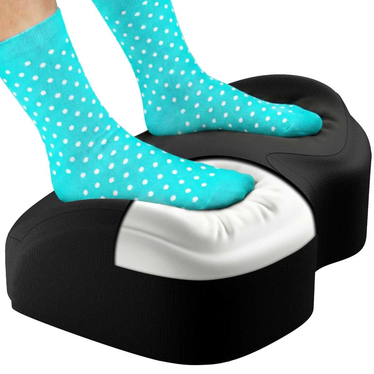 Adjustable Cloud Foot Rest for Under-Desk Ergonomic Support