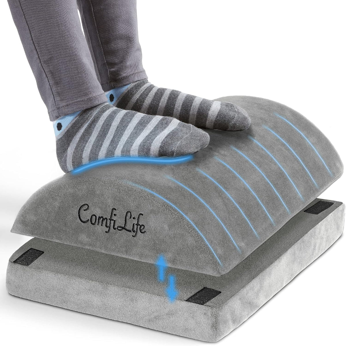 ComfiLife Adjustable Memory Foam Foot Rest for Under Desk