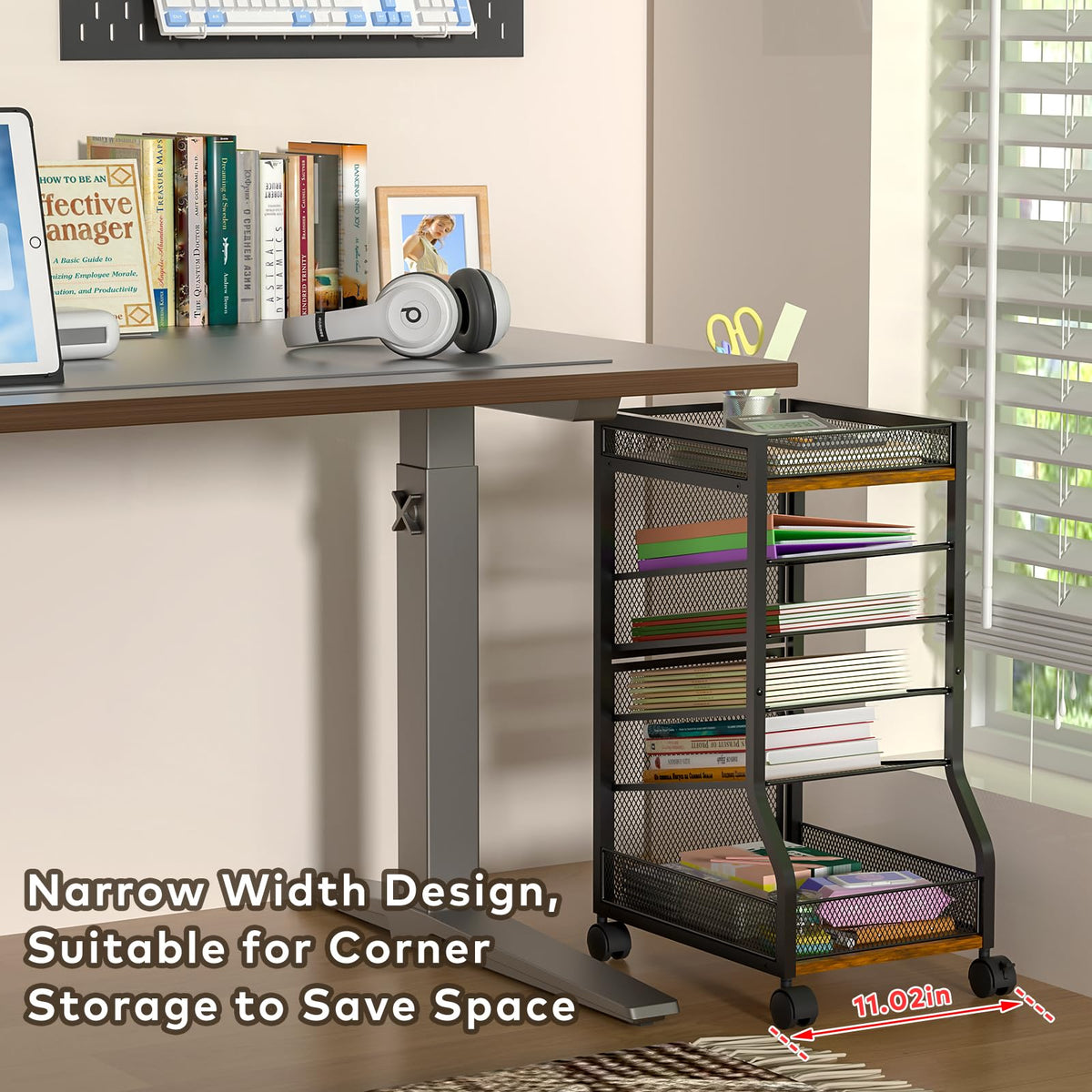 Keomaisyto Standing File Organizer for Office Desk