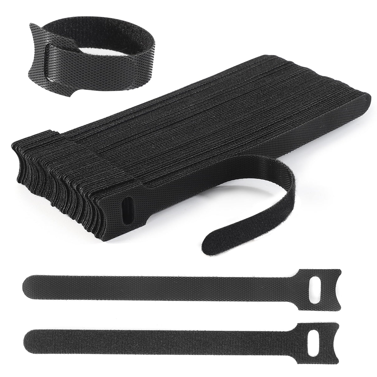 Nettbe Adjustable Cable Ties for Cord & Wire Management