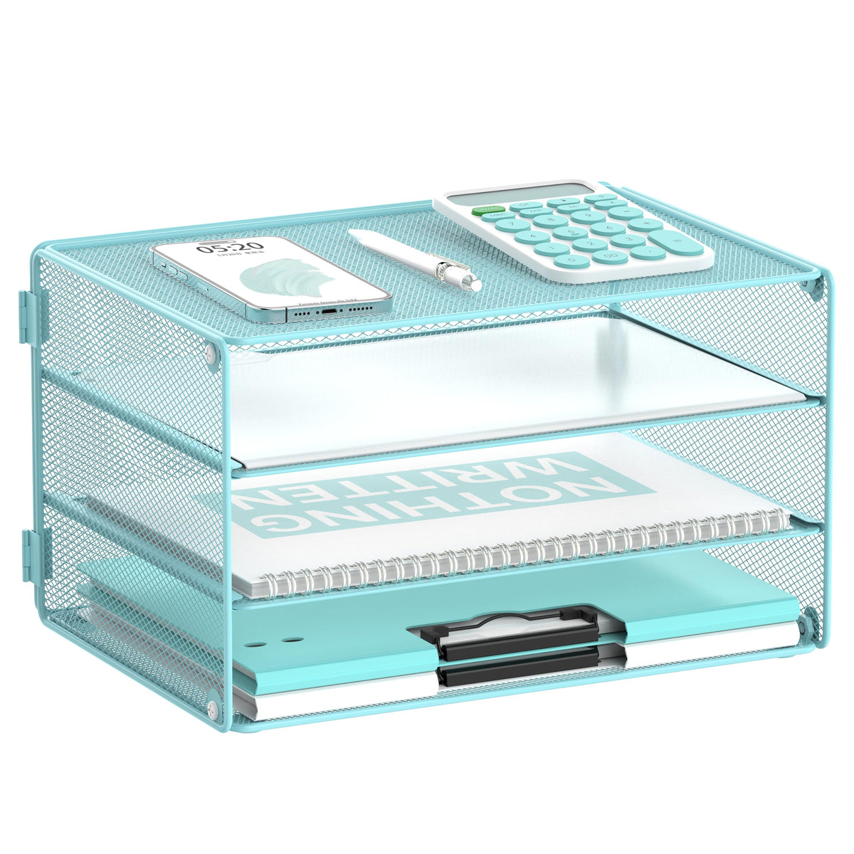 DALTACK 3-Tier Mesh Letter Tray Desk Organizer