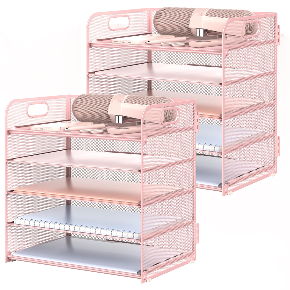 5-Tier Letter Tray Paper Organizer for Office Desk