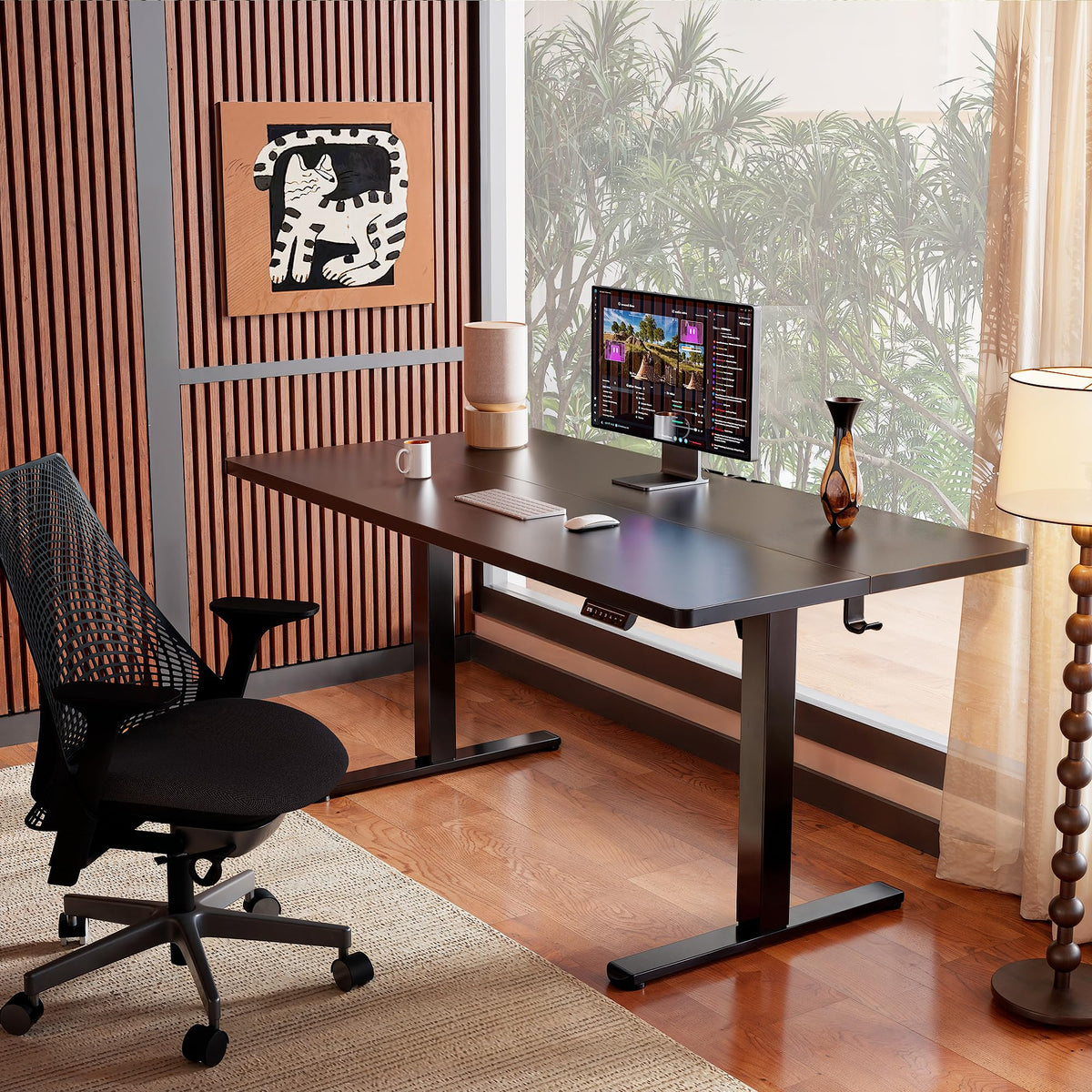 ErGear Height-Adjustable Electric Standing Desk with Memory