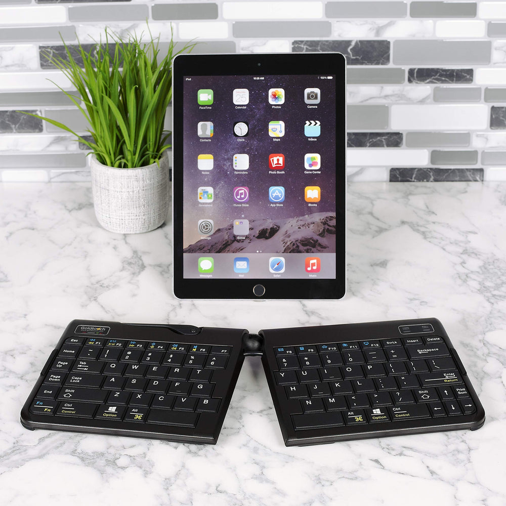 Goldtouch Go!2 Mobile Foldable USB Keyboard, Black