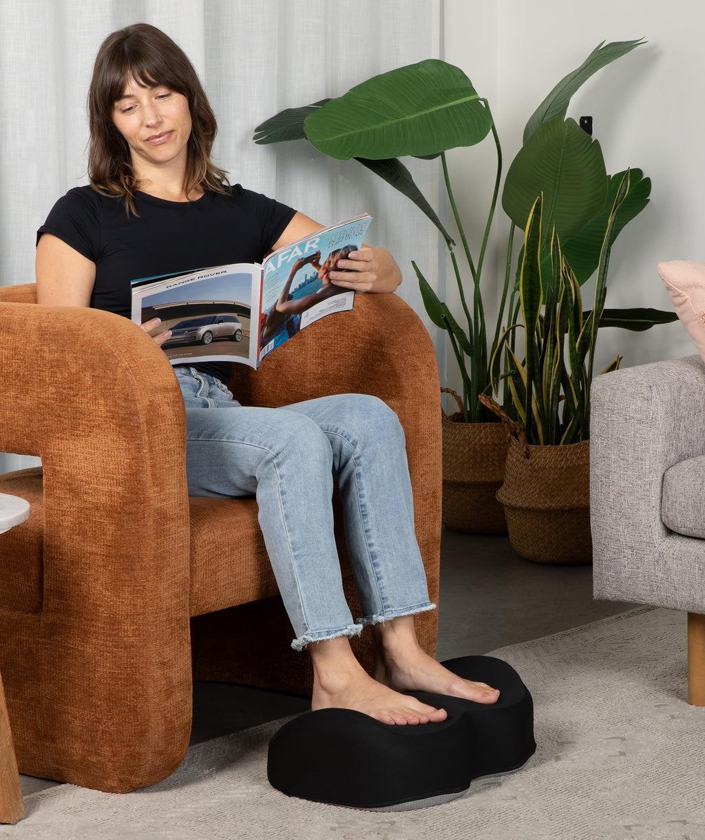 Adjustable Cloud Foot Rest for Under-Desk Ergonomic Support