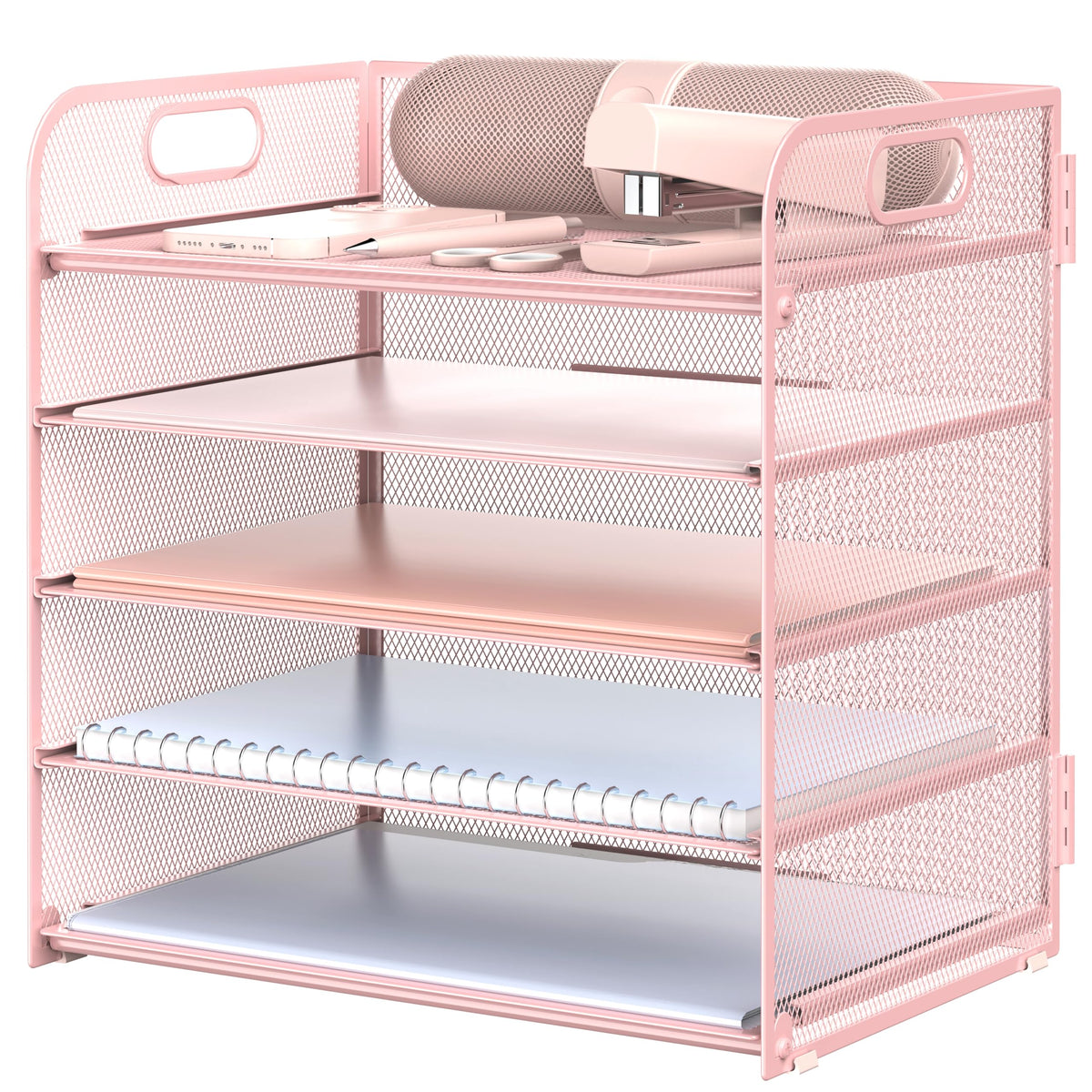 5-Tier Letter Tray Paper Organizer for Office Desk